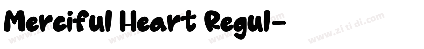 Merciful Heart Regul字体转换